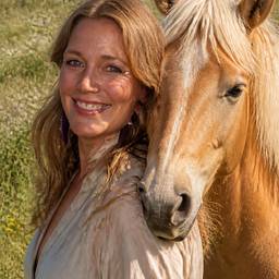 After - Woman with Horse Meadow