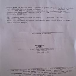 Before - Medical Certificate Days Edit