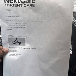 Doctor's Note Name Edit