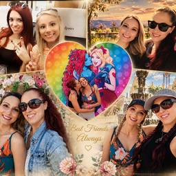 Best Friends Photo Collage