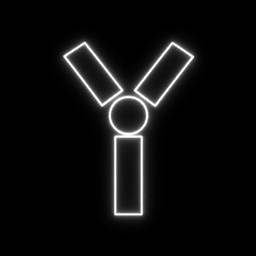 Neon Glow Logo Effect