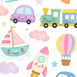 Cartoon Vehicle Wallpaper