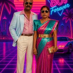 80s Style Photo Edit