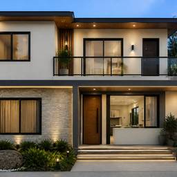After - Modern House Exterior Edit