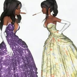 Ball Gown Smoke Puffs