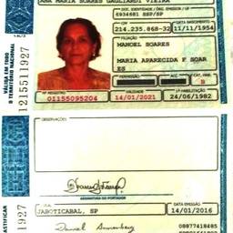 Antes - Foto de Carteira de Motorista Aprimorada