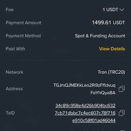 Crypto Payment Screenshot Edit