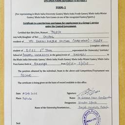 After - University Certificate Page 2