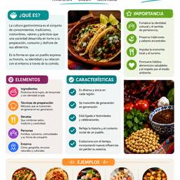 Gastronomy Infographic Design