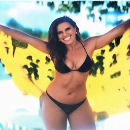 After - Bikini Beach Body Swap