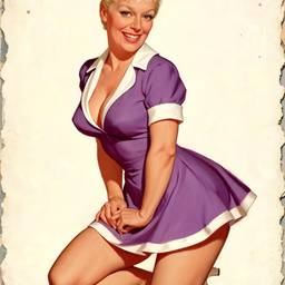 Vintage Pinup Nurse Art