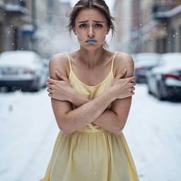 Cold Winter Portrait