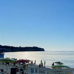Clear Blue Beach Sky