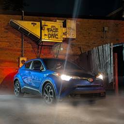 Foggy Night Car Photo