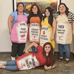 Before - Condiment Apron Group Portrait