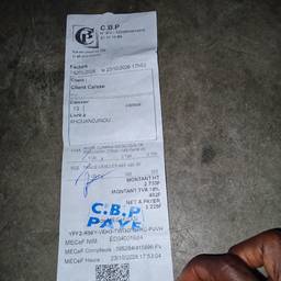 Receipt Date and Name Edit