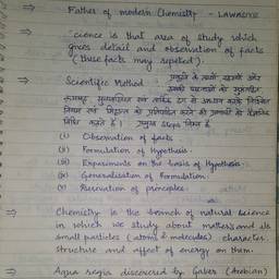 Before - Chemistry Visual Study Notes