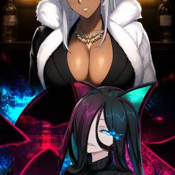 Anime Duo Vertical Art