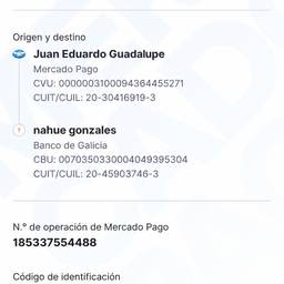 Mercado Pago Receipt Edit