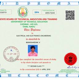 Clean Diploma Scan