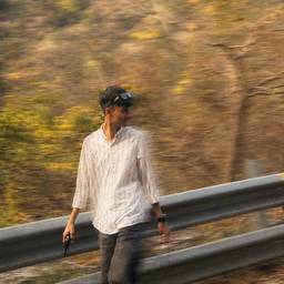After - Vintage Motion Blur Portrait