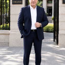 Navy Suit College Portrait