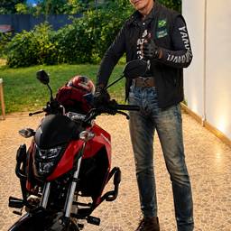 Motorcycle Rider Photo Swap