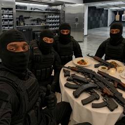 After - Tactical Squad Dinner Table