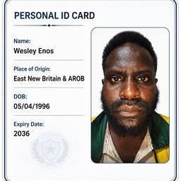 Después - Generador de Tarjetas de Identificación Personal