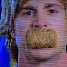 Surreal Hay Bale Mouth Edit