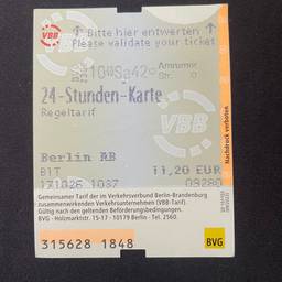 Before - Transit Ticket Date Edit