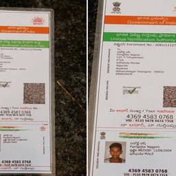Aadhaar Card DOB Edit