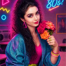 80s Retro Style Photo