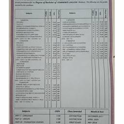 University Transcript Name Edit