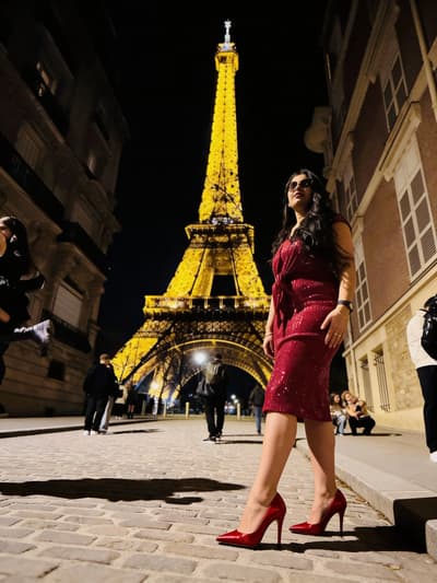 Red Heels Outfit Edit