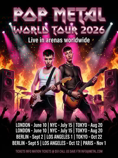 Después - Póster de Gira Pop Metal