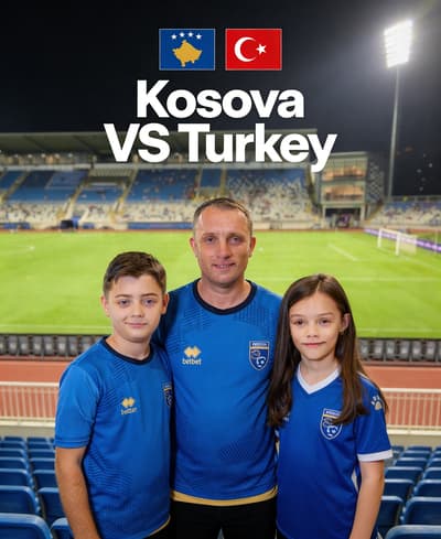 Après - Photo de groupe de football du Kosovo