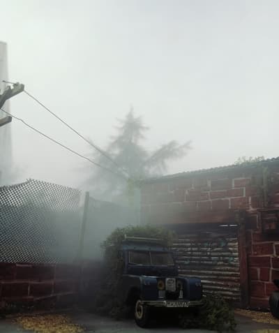 Après - Scène Abandonnée Brumeuse