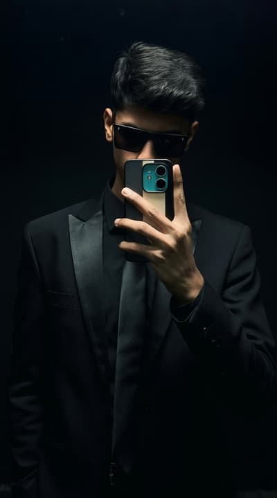 Cinematic Suit Portrait Edit