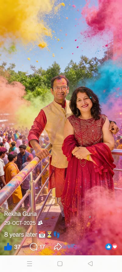 Holi Photo Style Edit