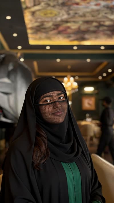 Burqa Outfit Transformation