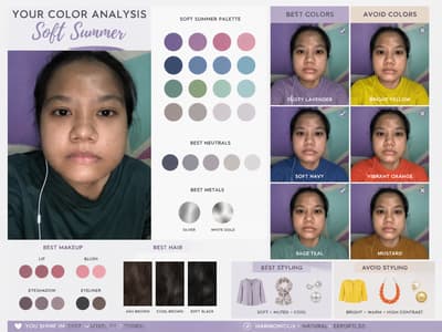 Personal Color Analysis Graphic