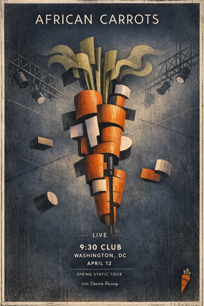 Surreal Concert Poster