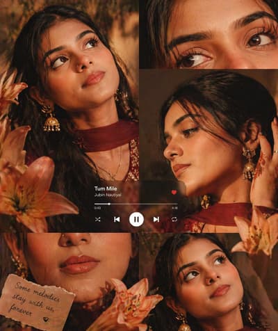 Depois - Colagem de Retrato Cinematográfico