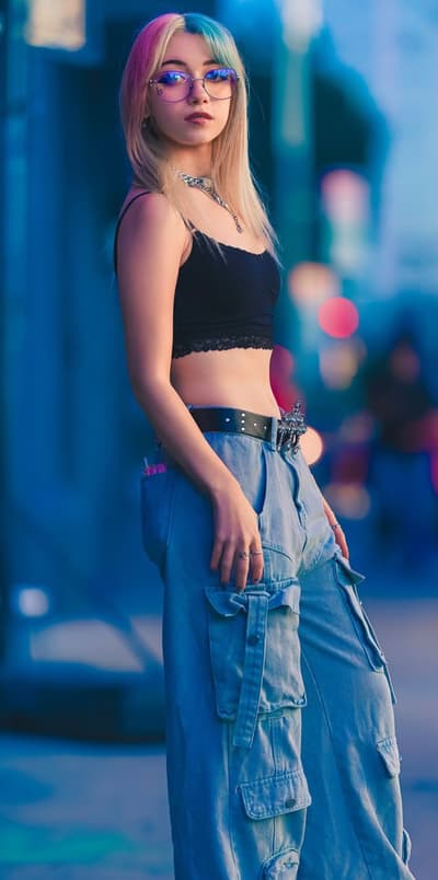 Vorher - KI-Outfit-Tausch