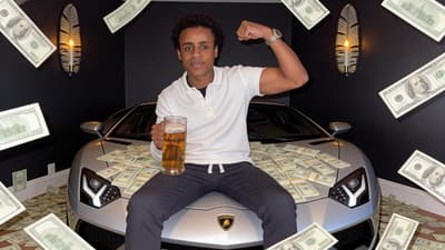 Cash Flex on Lambo