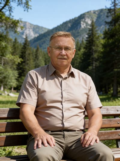 Cozy Mountain Portrait