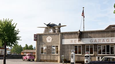 Après - Photo de garage vintage restaurée