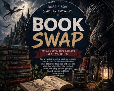 Depois - Edição de cartaz de troca de livros