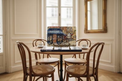 Après - Mockup de placemat parisien